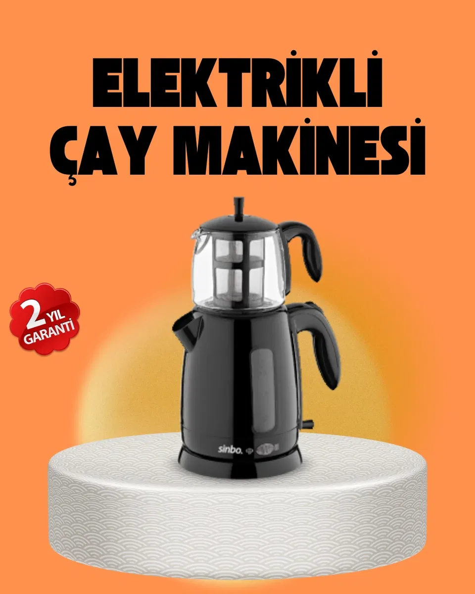 Sinbo STM 5840 Elektrikli Çay Makinesi 1800 Watt 1, 7 Litre