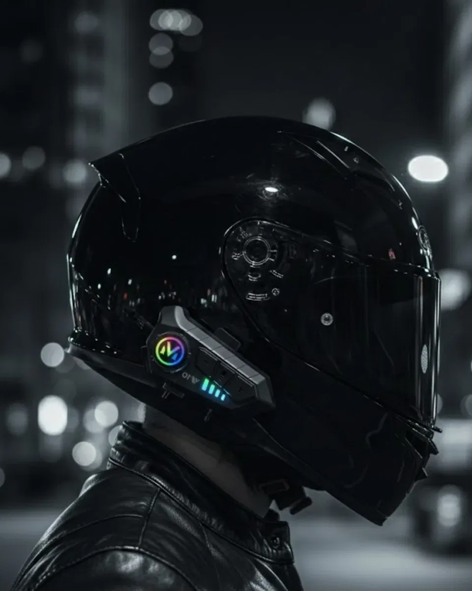 Bluetooth 5. 3 Kask İçi Intercom Kulaklık 1000 m Mesafe 1000 mAh