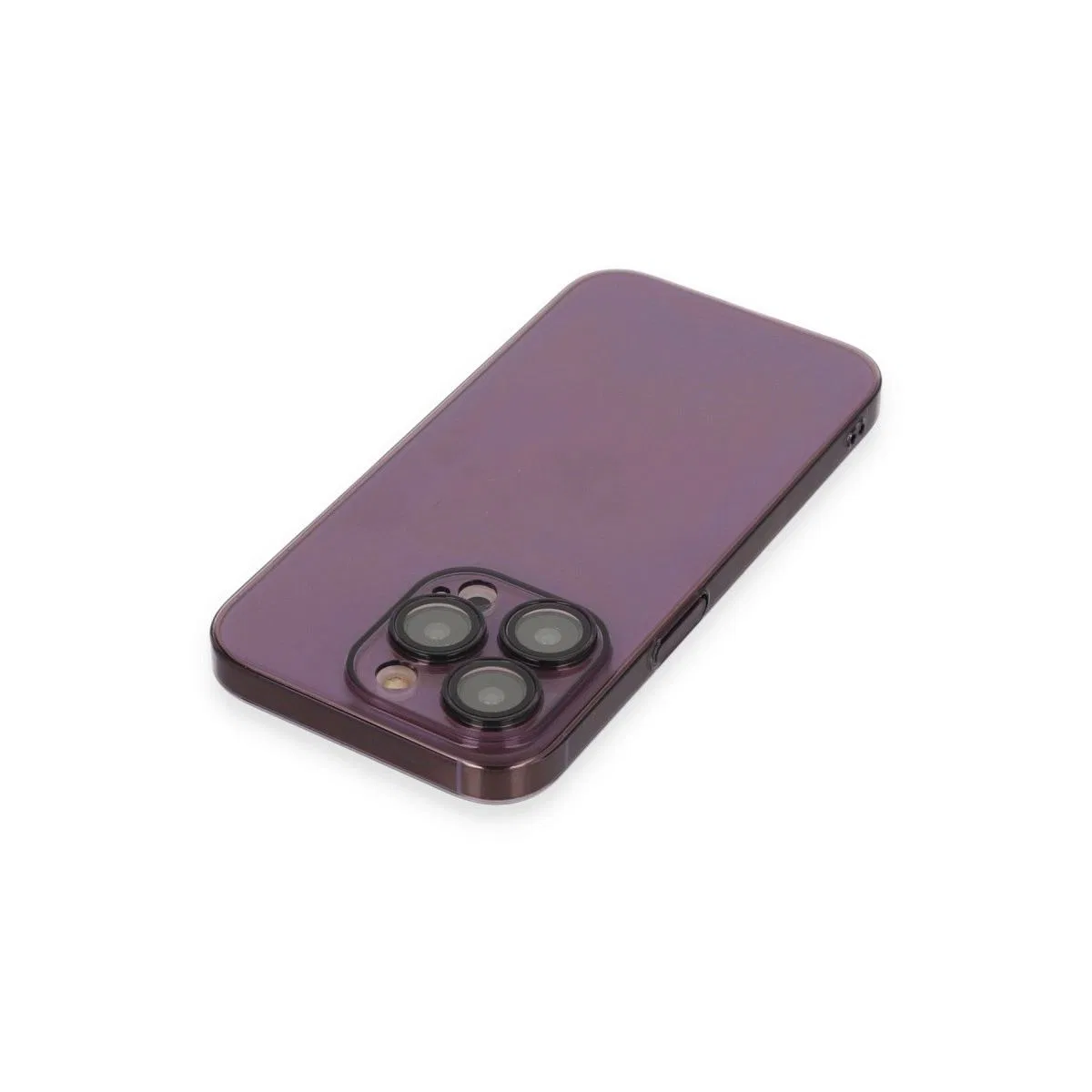 Apple İphone 14 Pro Kılıf Armada Lensli Kapak - Derin Mor görsel 3