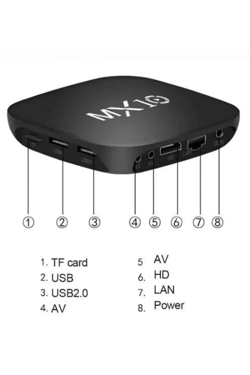 Mx Box Android Tv Media Sound 4K Ultra HD Görüntü Kaliteli görsel 5