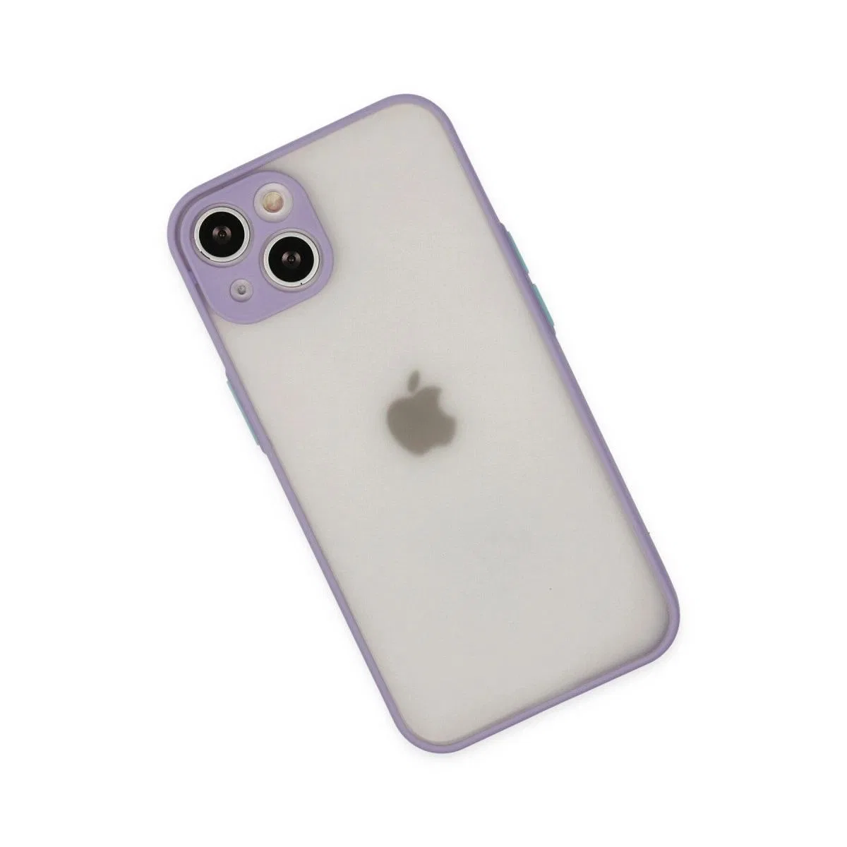 Apple İphone 14 Kılıf Montreal Silikon Kapak - Mor görsel 3