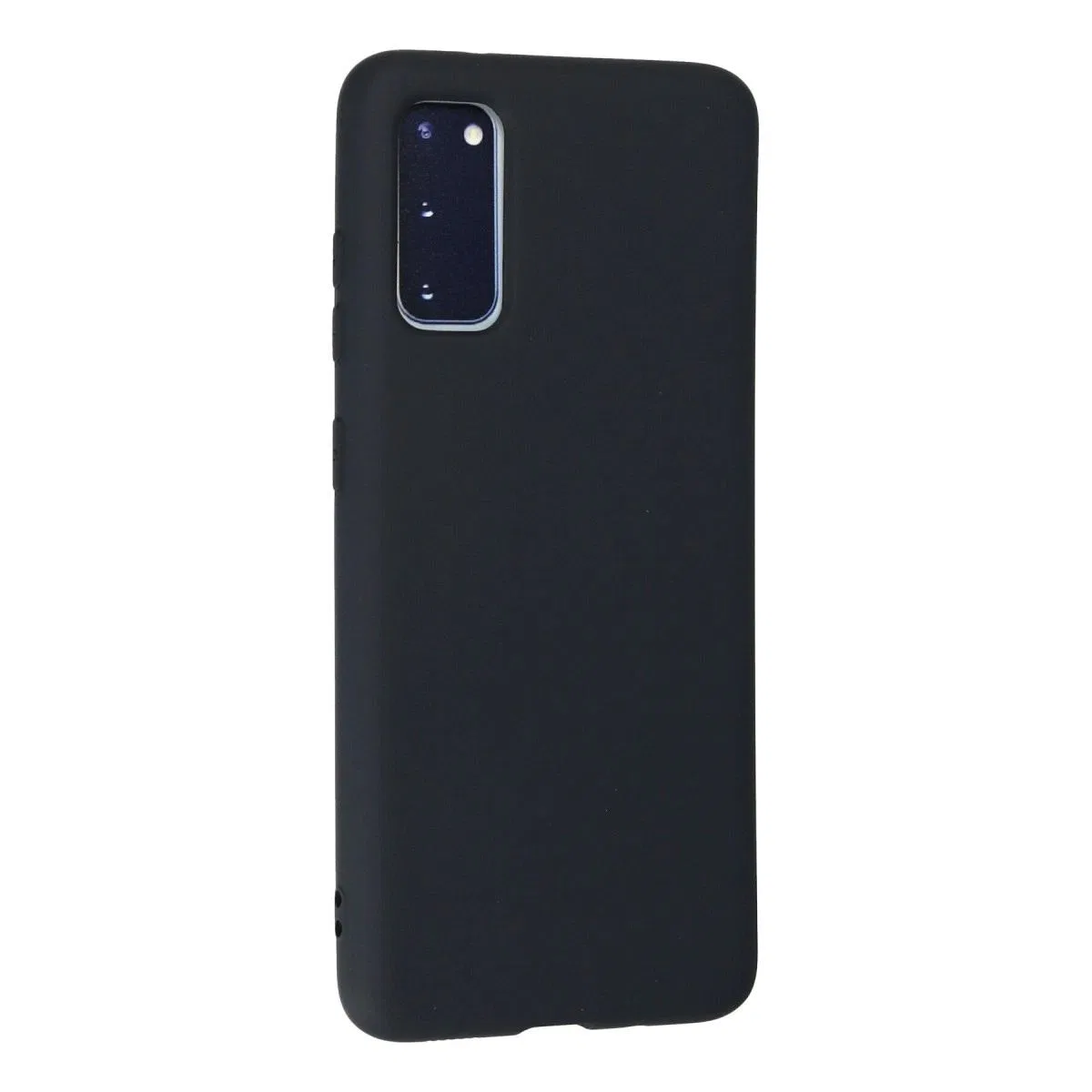 Samsung Galaxy S20 Kılıf Nano İçi Kadife Silikon - Lacivert görsel 3