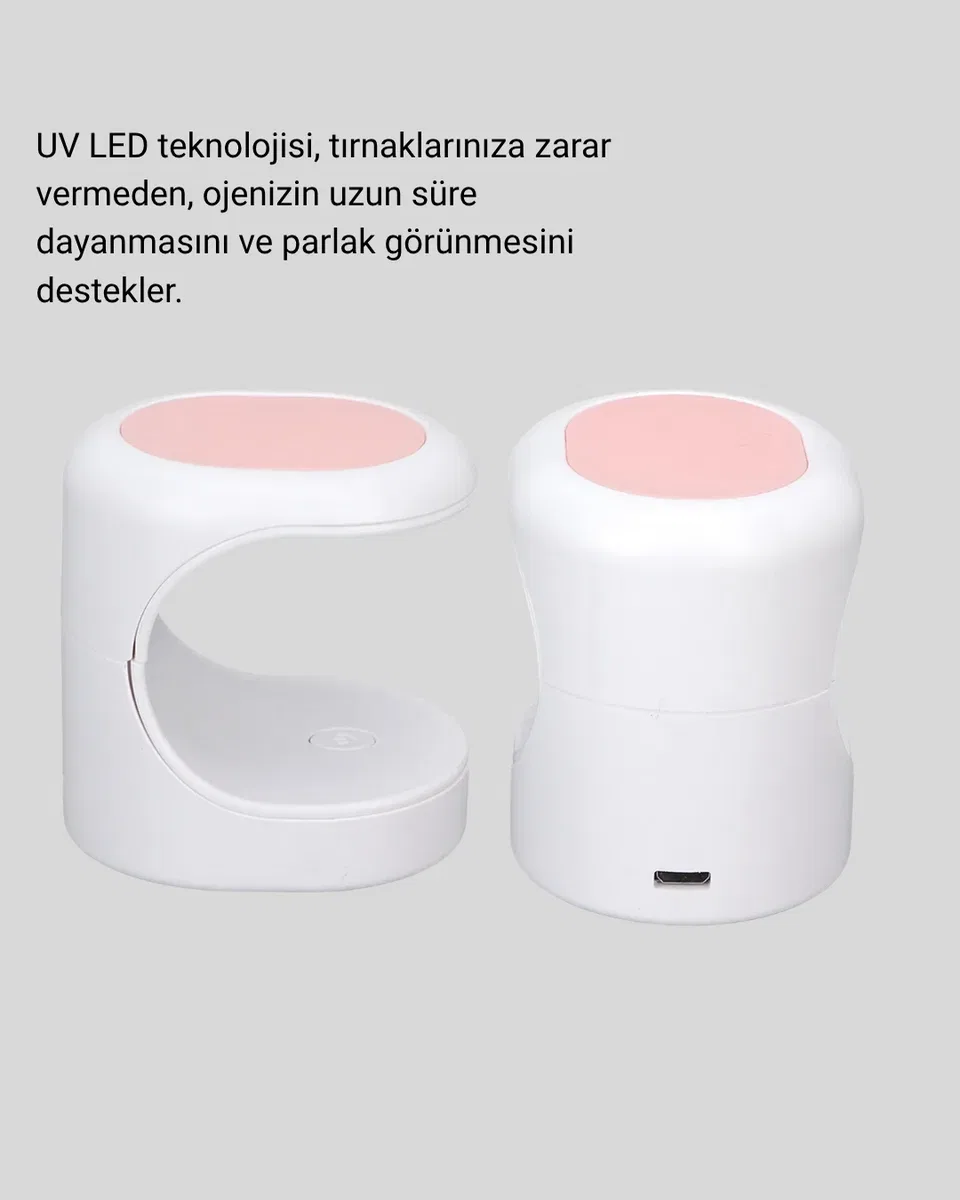 Taşınabilir Mini Oje Kurutma Makinesi 16W UV LED Hızlı Etkili Kurutucu görsel 2