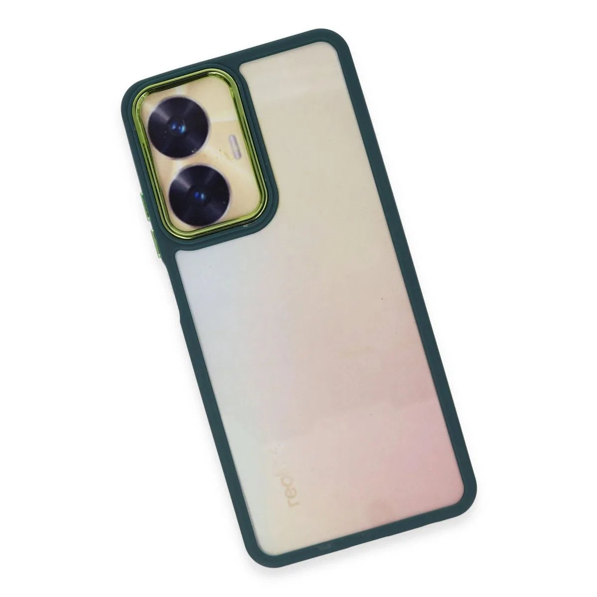 Realme C55 Kılıf Dora Kapak - Haki Yeşil görsel 4