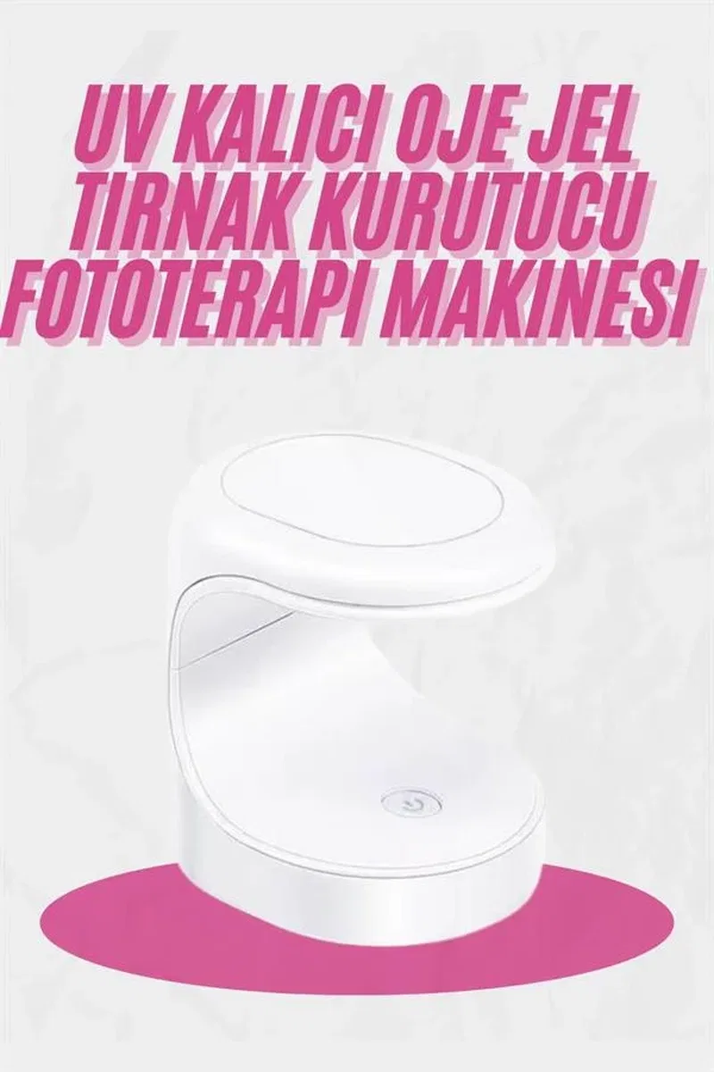 Kalıcı Oje Kurutucu Mini UV Işınlı Taşınabilir Hızlı ve Pratik Oje Kurutucu görsel 2