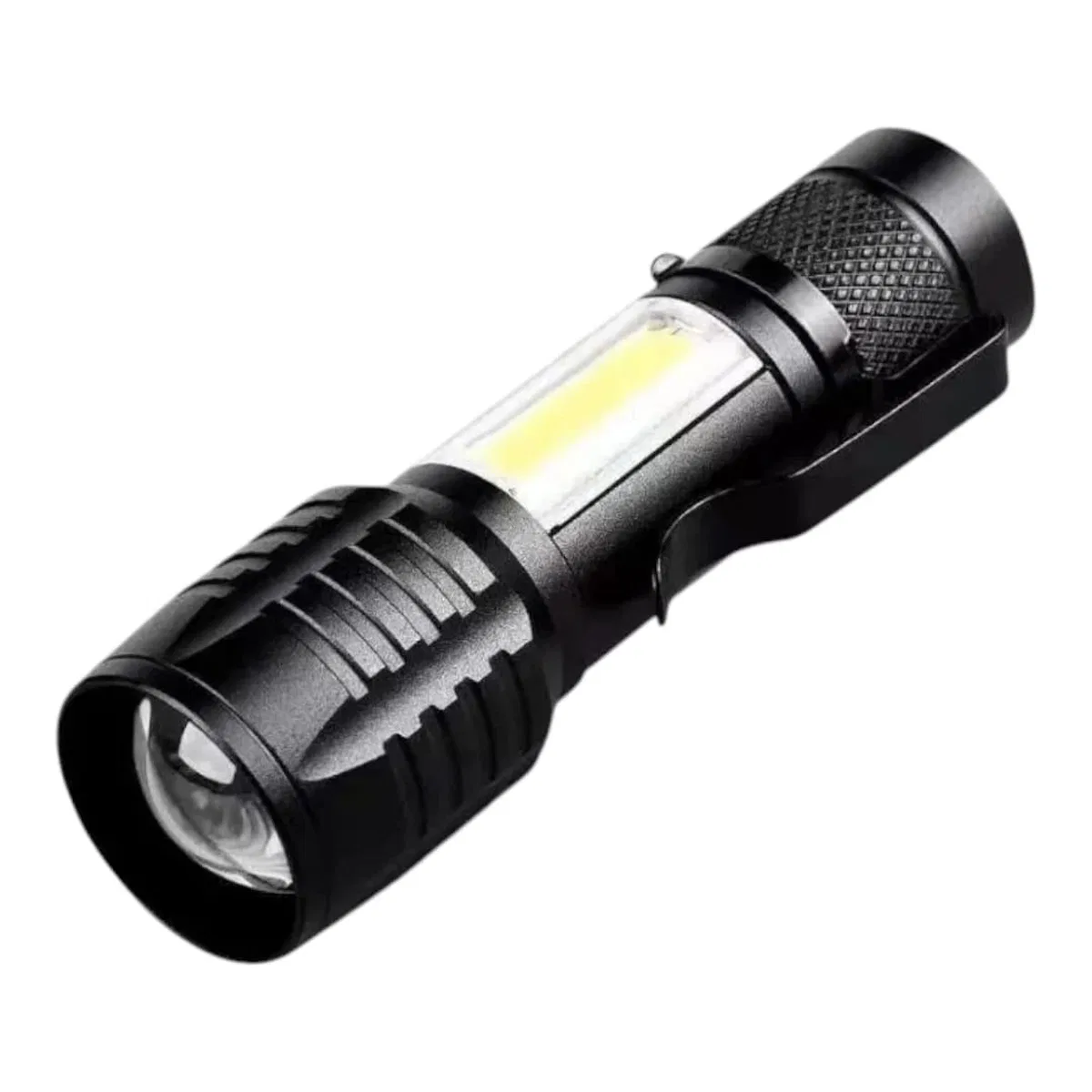 Ws-5454 Taktik El Feneri Usb Şarj Edilebilir Kamp Feneri Cob Zumlanabilir Mini Taşınabilir El Feneri