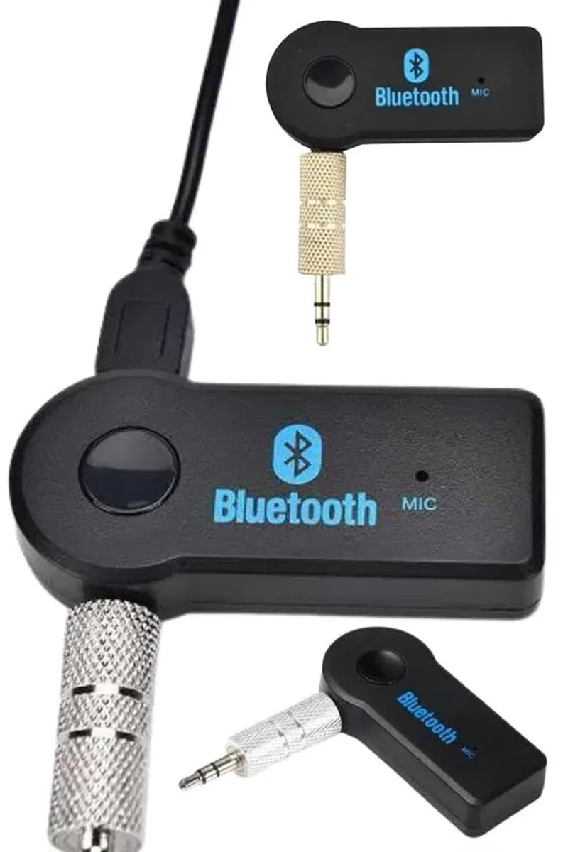 Bluetooth Araç Kiti Aux Çıkışlı Telefon Müzik Alıcı Tüm Cihazlara Uyumlu görsel 5