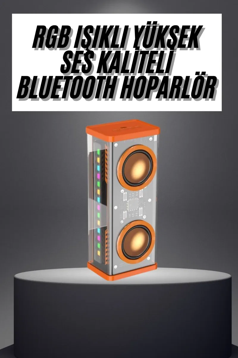 Rgb Işıklı Hoparlör Taşınabilir Hoparlör Kablosuz Bluetooth 5. 0 Bağlantı