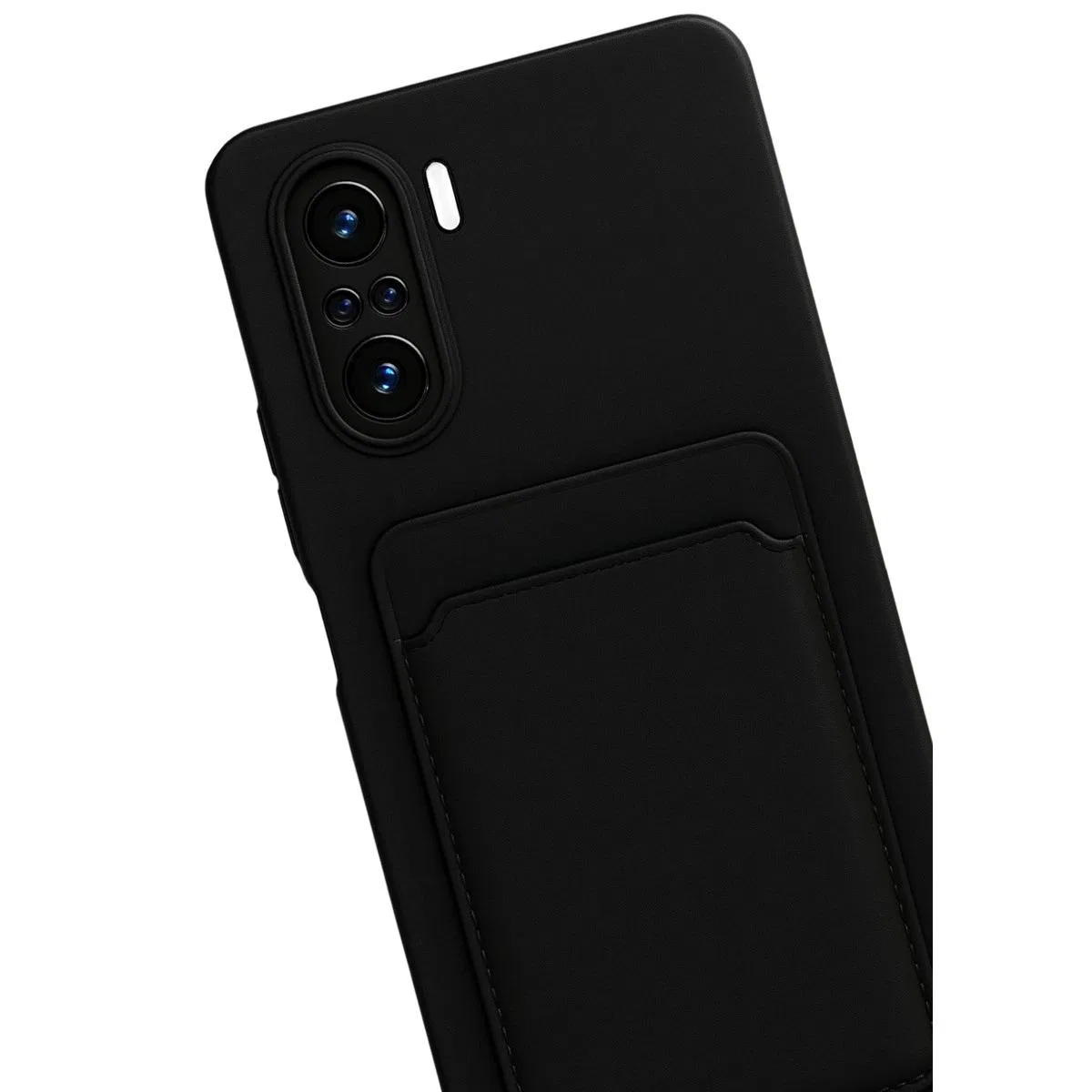 Xiaomi Mi 11i Kılıf Kelvin Kartvizitli Silikon - Siyah görsel 3