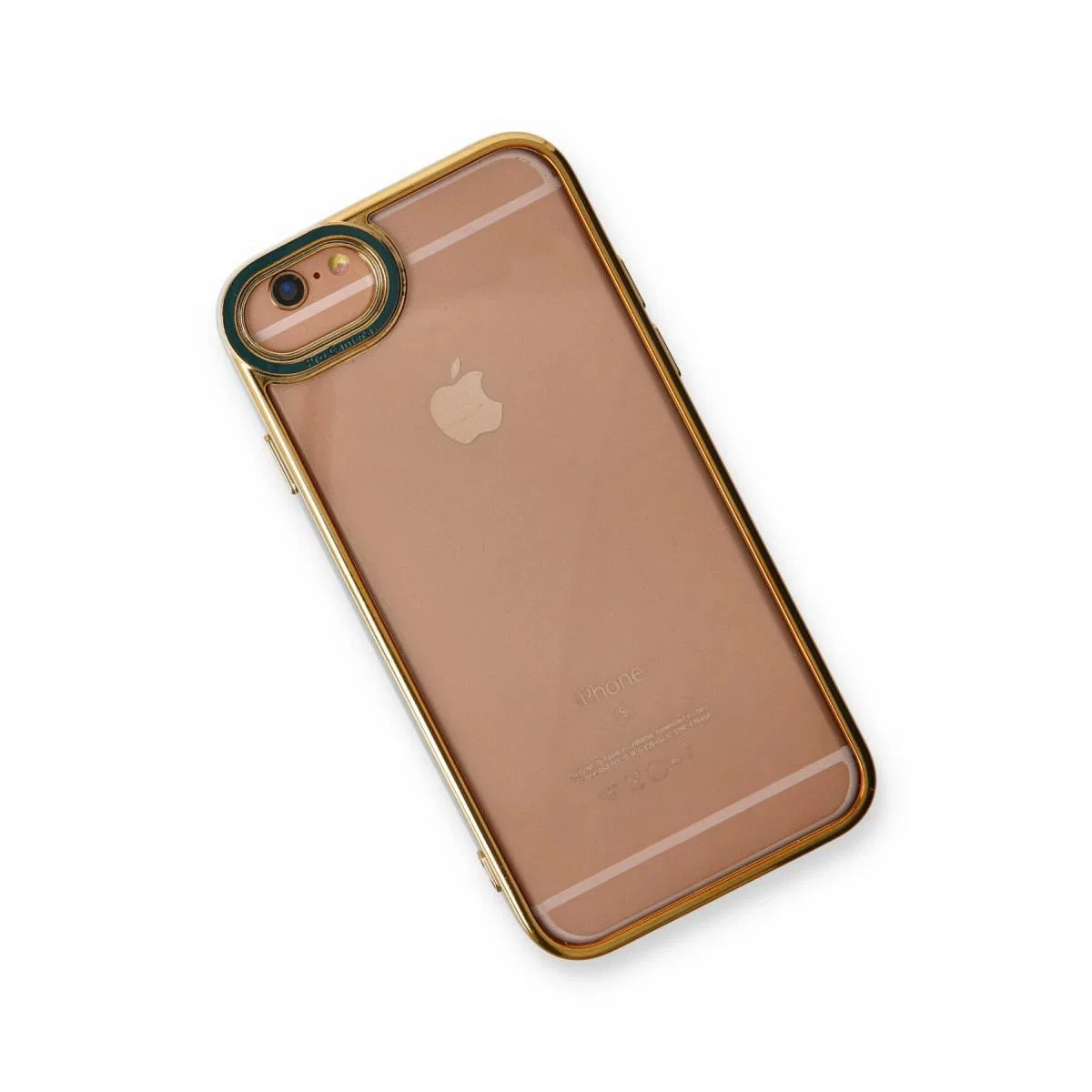 Apple İphone 6 Kılıf Liva Lens Silikon - Yeşil görsel 3