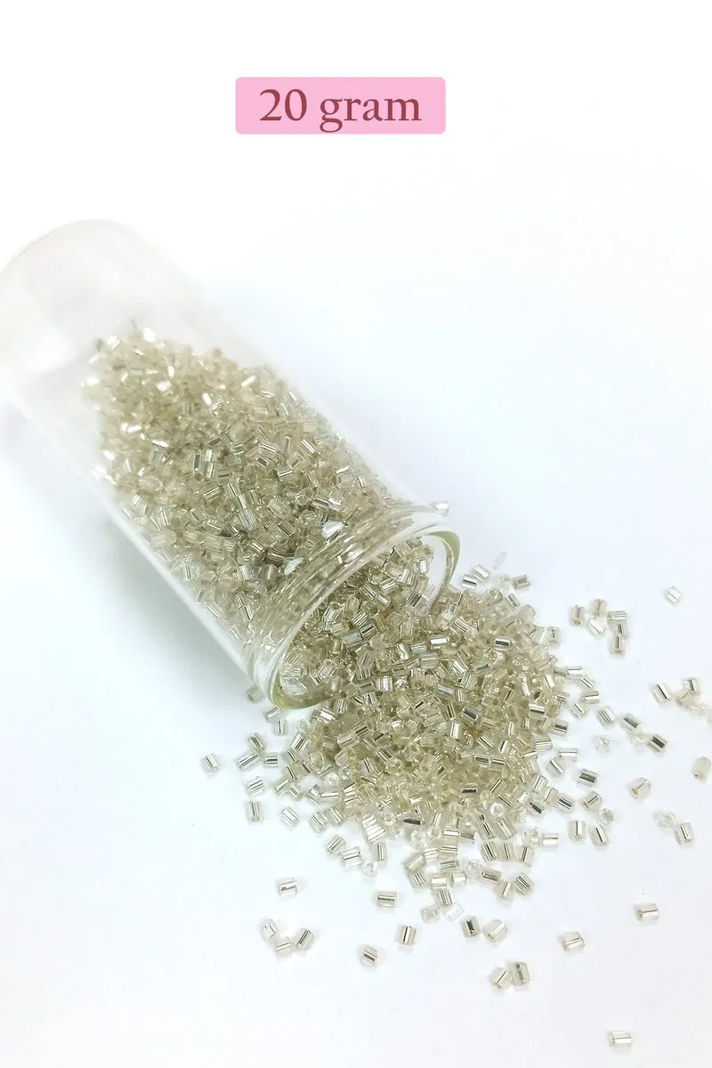 Kesme Cam Boncuk 2mm - 4 Renk - Toplam 80 Gram - BNC441 görsel 4