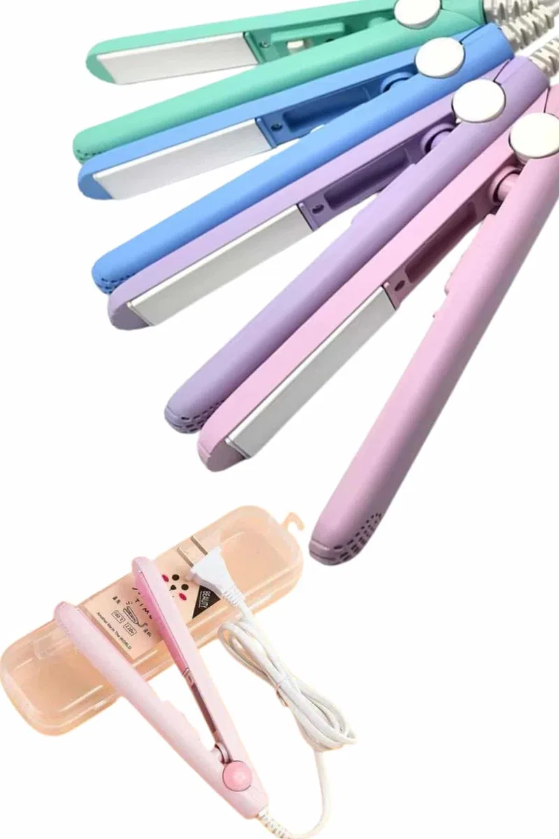 Seyahat Tipi Taşınabilir Saç Düzleştirici Saç Şekillendirici Yüksek Isı Ayarlı görsel 4