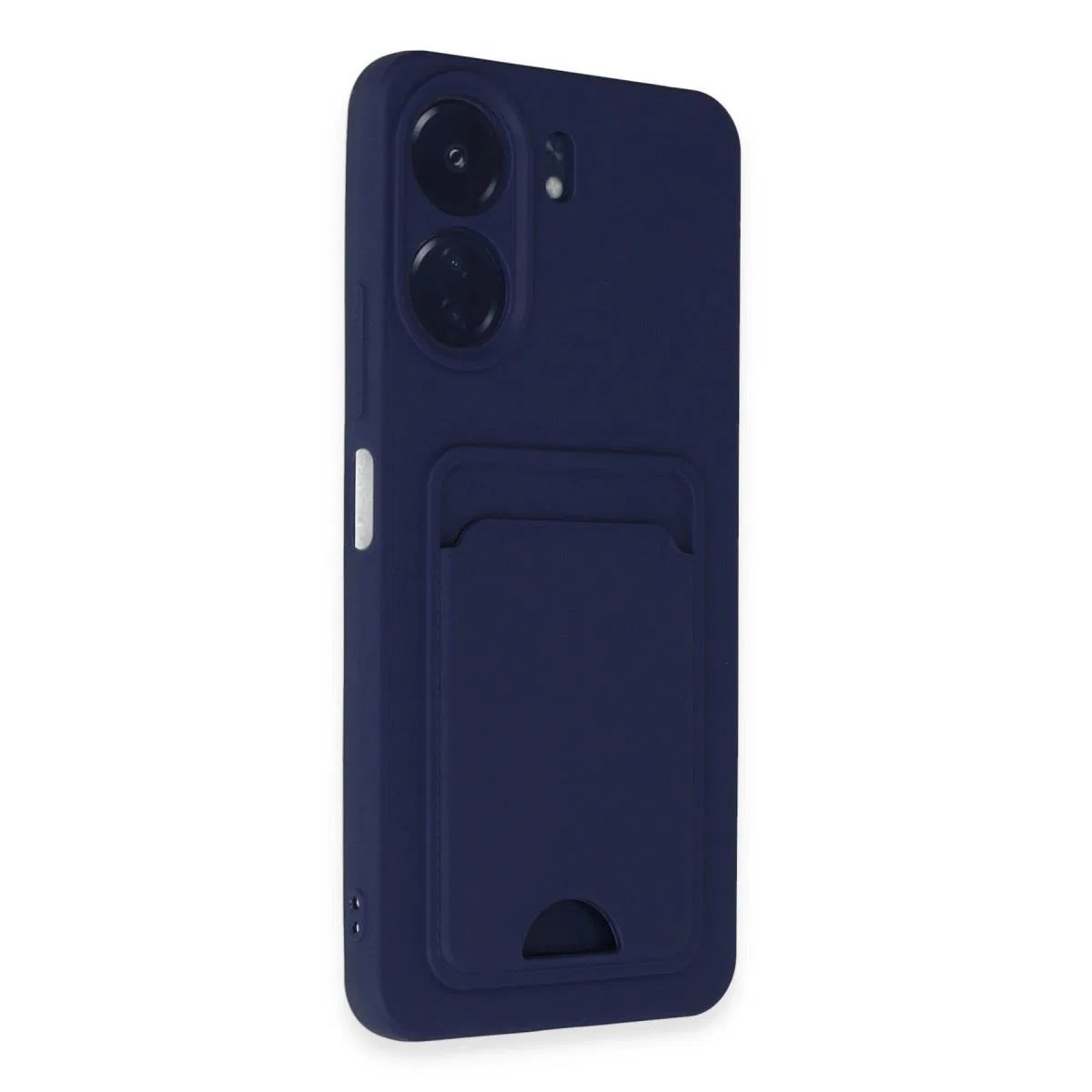 Xiaomi Redmi 13c Kılıf Kelvin Kartvizitli Silikon - Lacivert görsel 2