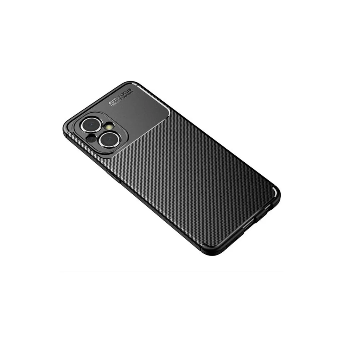 Xiaomi Poco M5 Kılıf Auto Focus Karbon Kapak - Siyah görsel 2