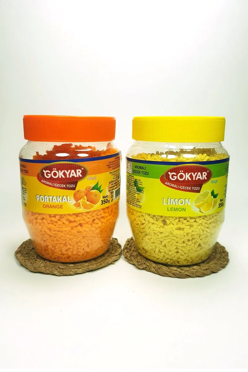 1 Adet Portakal + 1 Adet Limon Aromalı Toz Içecek et 2x350 gr