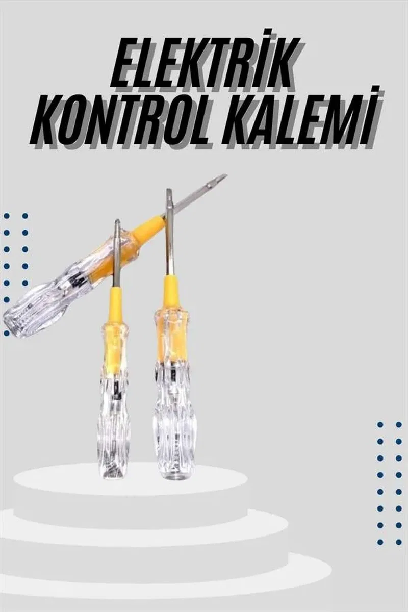 Kontrol Kalemi Çift Taraflı Uçlu Elektrik Akım Test Cihazı görsel 2