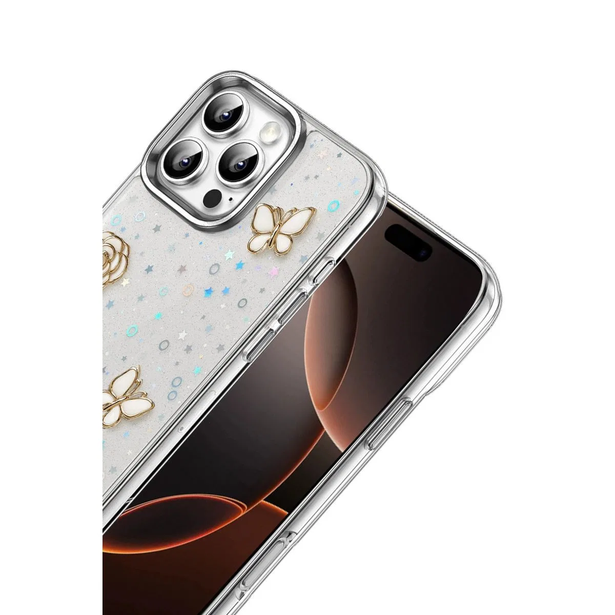 Apple İphone 16e Fiyonk Desenli Kapak - Desen 2 görsel 2