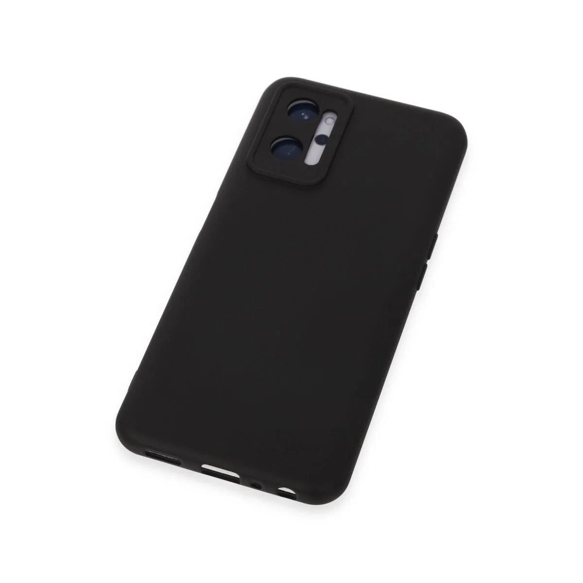 Realme 9i 4g Kılıf Nano İçi Kadife Silikon - Siyah görsel 4