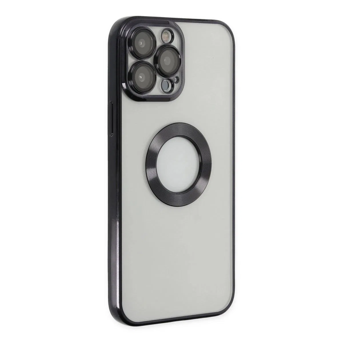 Apple İphone 13 Pro Max Kılıf Slot Silikon - Siyah görsel 3