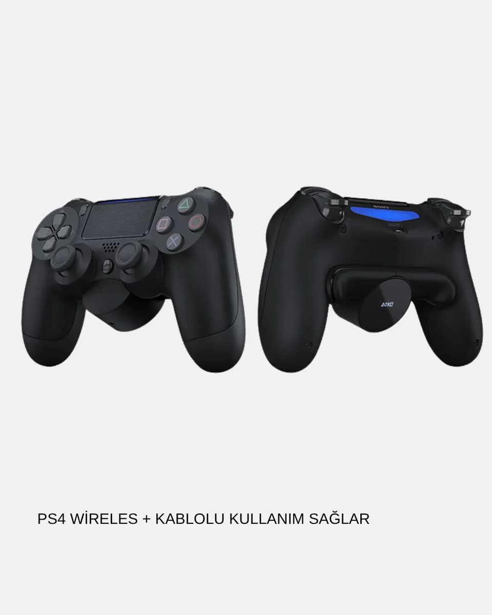 PS4 Kablosuz Oyun Kolu V2 – Bluetooth Bağlantılı, Titreşimli, PC ve Mobil Uyumlu görsel 2