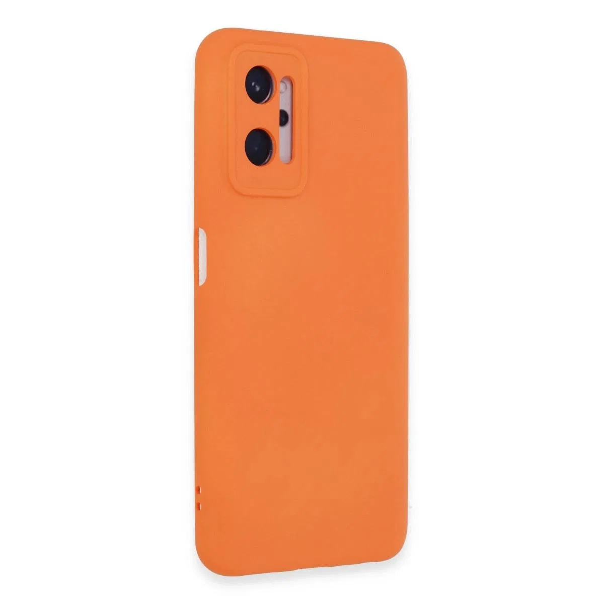 Realme 9i 4g Kılıf Nano İçi Kadife Silikon - Turuncu görsel 2