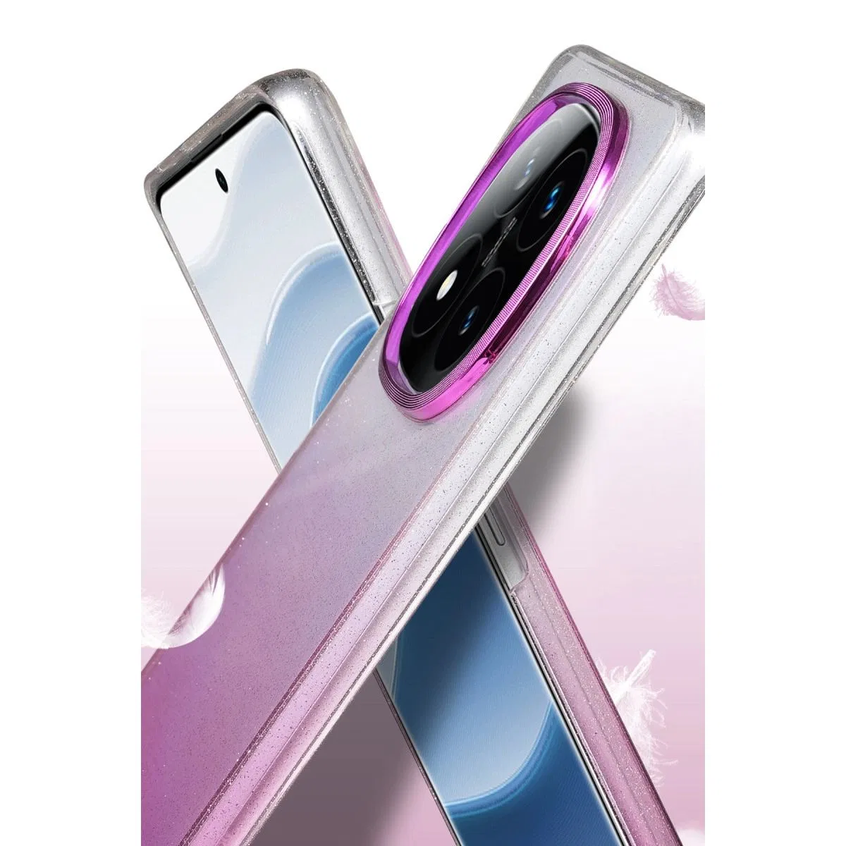 Xiaomi Redmi Note 14 Pro 5g Glossy Kapak - Mavi görsel 2