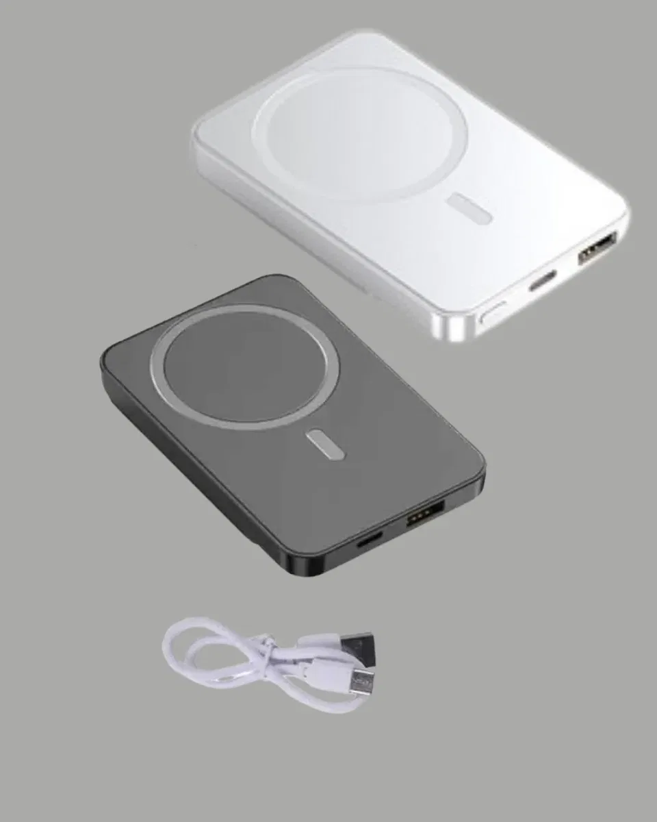 10000mAh Kapasiteli Manyetik USB-C ve Kablosuz Powerbank W09 görsel 5