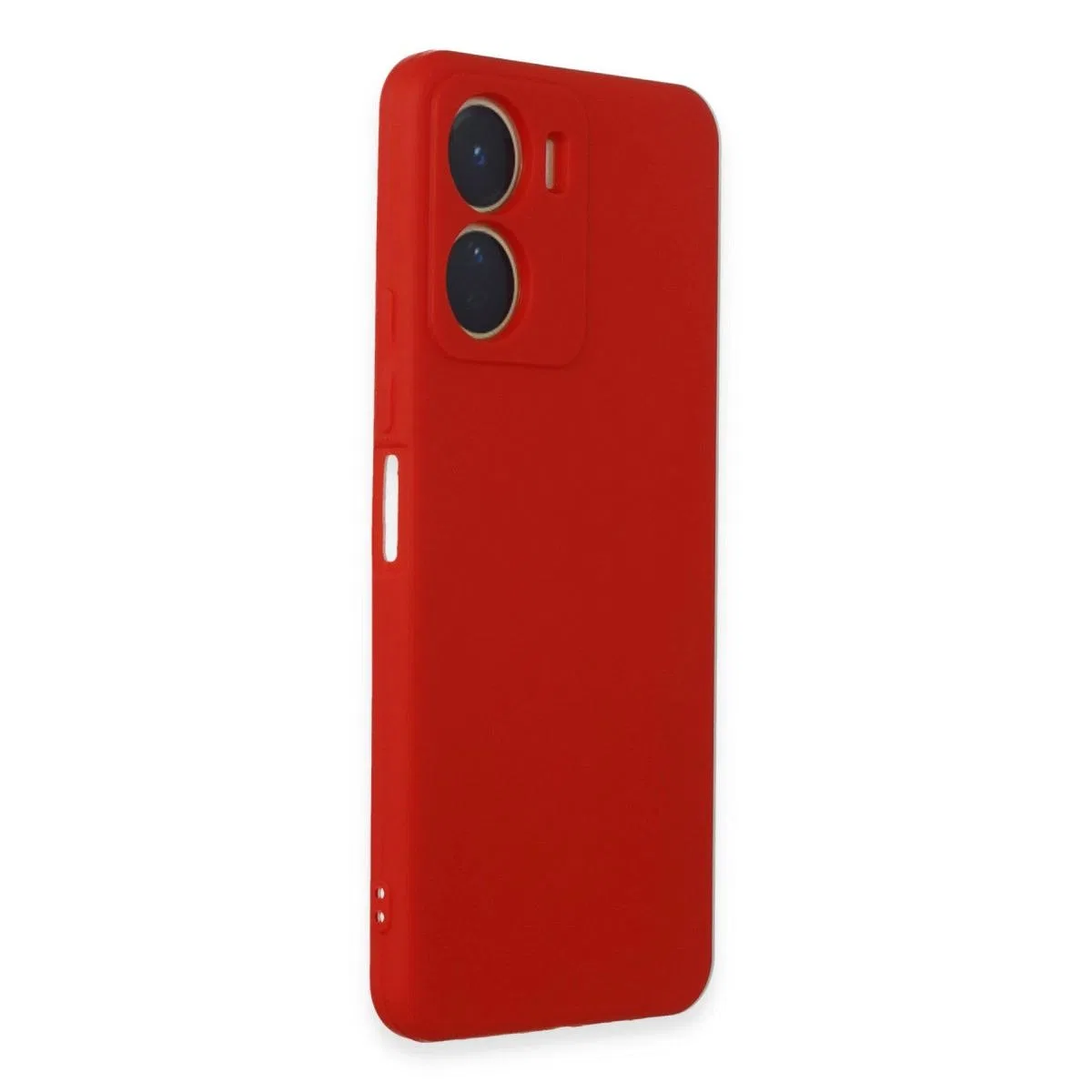 Vivo Y16 Kılıf First Silikon - Kırmızı görsel 2