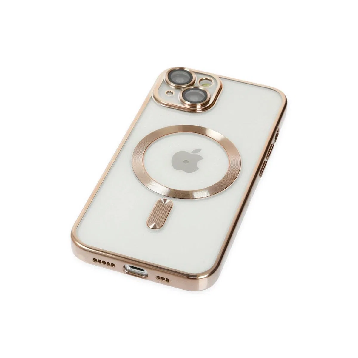 Apple İphone 14 Plus Kılıf Kross Magneticsafe Kapak - Gold görsel 5