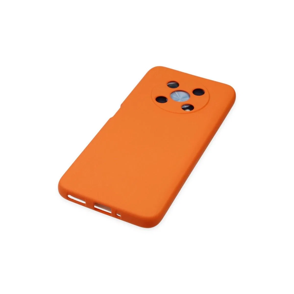 Huawei Nova Y90 Kılıf Nano İçi Kadife Silikon - Turuncu görsel 3