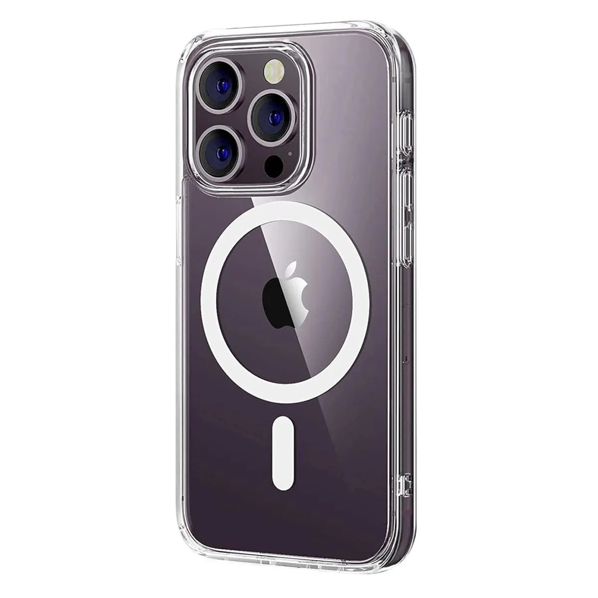 Apple İphone 16 Pro Max Combo Sert Şeffaf Magsafe Kapak - Şeffaf görsel 3