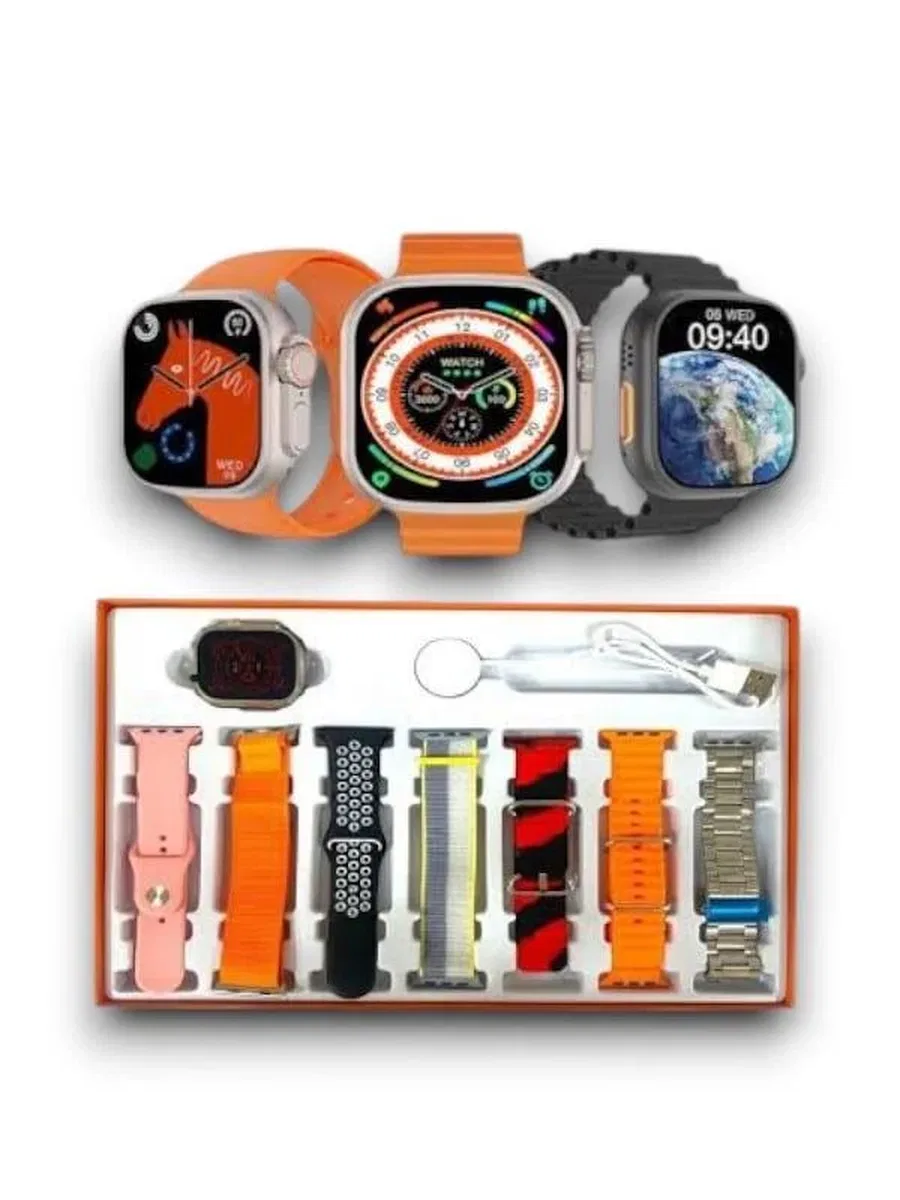 Watch 8 Ultra 7 Kordonlu Akıllı Saat görsel 2