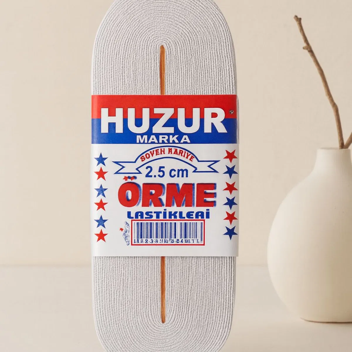 Paça Lastiği 2, 5 cm Beyaz – Geniş 10 m
