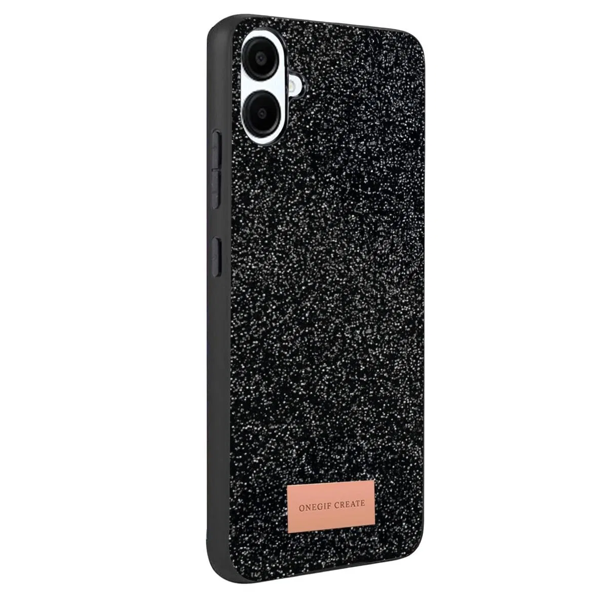 Onegif Samsung Galaxy A07 4g Bright Simli Kapak - Siyah görsel 3