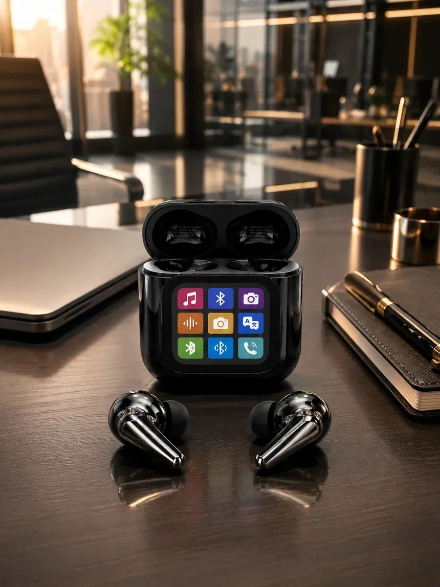 AI Bluetooth Kulaklık Akıllı Dokunmatik Kontrol Özellikli görsel 4