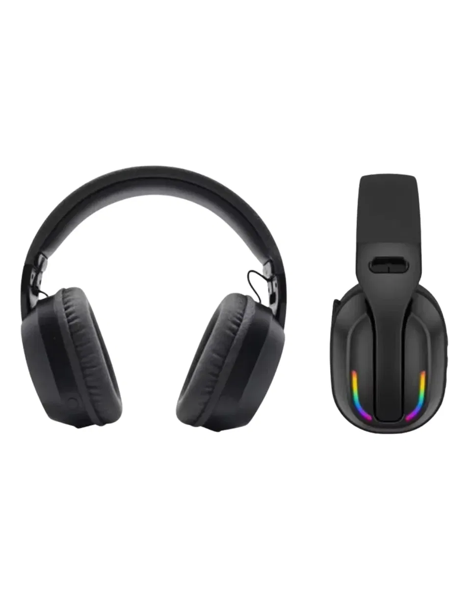 RGB Aydınlatmalı Kablosuz Oyuncu Kulaklığı Konsol ve PC Uyumlu görsel 3