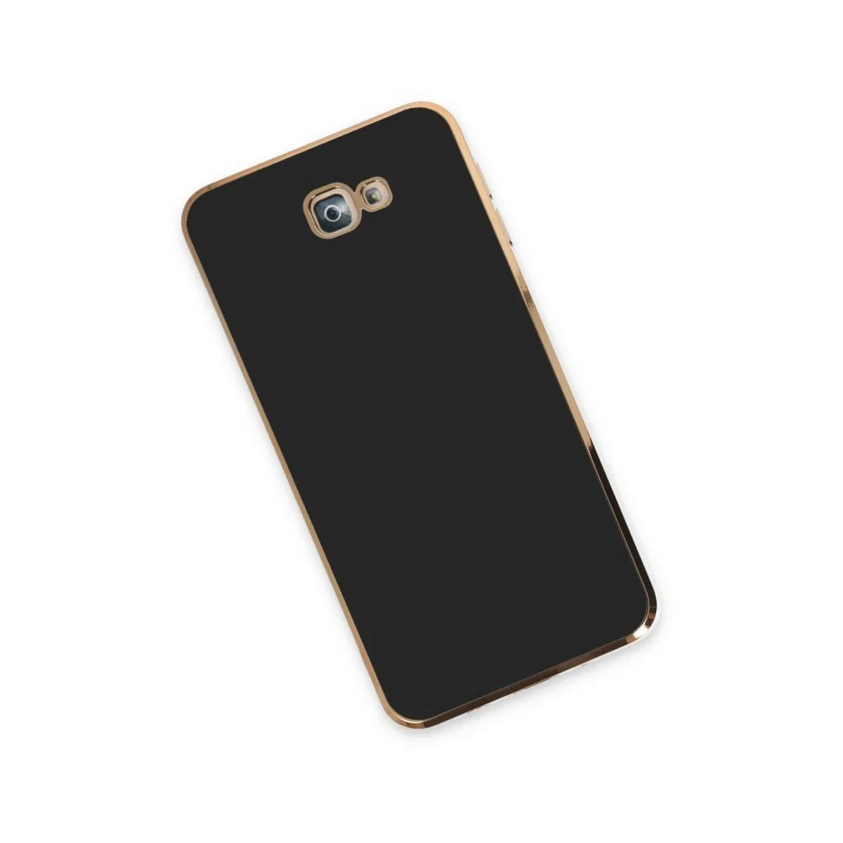Samsung Galaxy J7 Prime Kılıf Volet Silikon - Siyah görsel 3