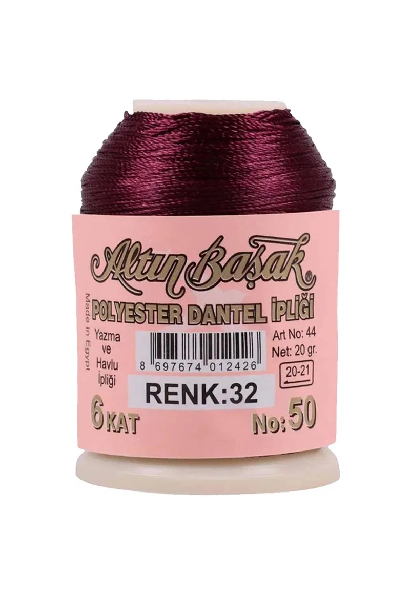 3 Adet Altınbaşak Oya ve Dantel İpi 20 gr - Royaleks - No: 032 görsel 3