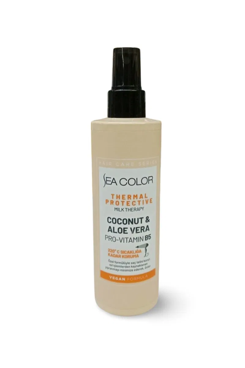 Yüksek Saç Teli Koruma Özellikli Fön Suyu Coconut - Aloe Vera - Provitamin B5 220ml görsel 3