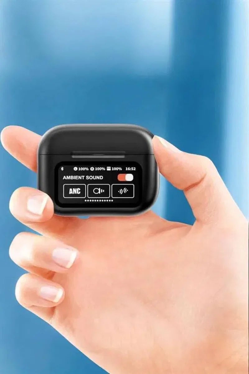 Bluetooth Kulaklık Kablosuz Ekranlı ANC/ENC Destekli Dokunmatik görsel 5