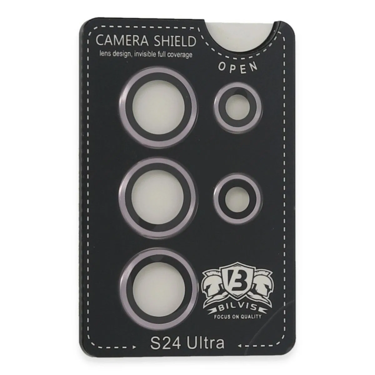 Samsung Galaxy S24 Ultra Bilvis Titan Kamera Lens - Derin Mor görsel 2
