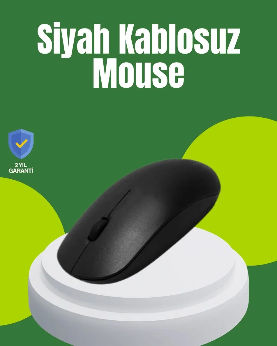 Optik Sensörlü Sessiz Fare – Geniş Uyumluluk Ve Ergonomik Yapı