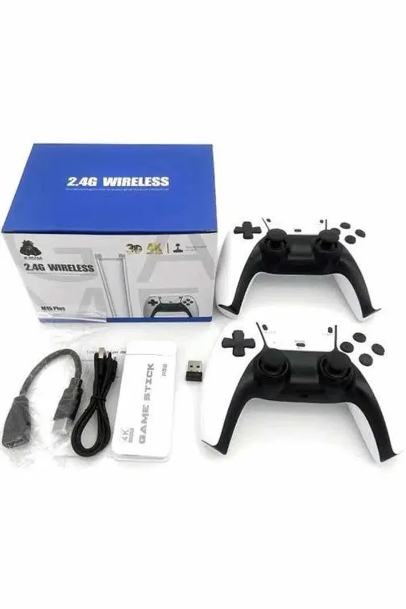3D 4K HD 2. 4G Game Stick 4K Ultra Hd Oyun Konsolu Çift Kollu görsel 4