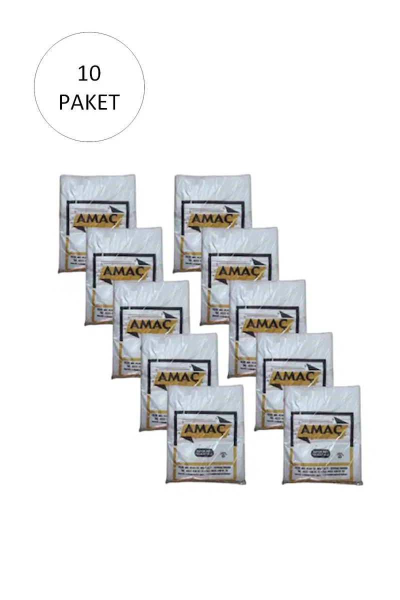Şeffaf Hışır Atlet Poşet Büyük Boy 29x52 Cm 650 Gr (10 Paket-Takriben 1, 500 Adet)