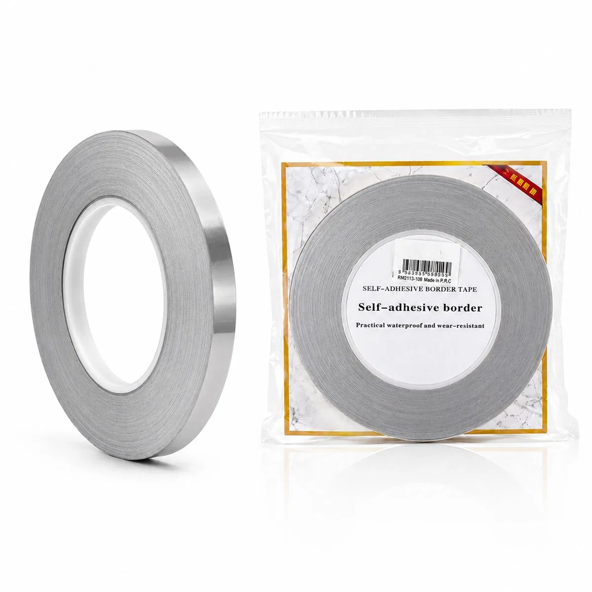 Derz Arası Yapışkanlı Bant 10mm x 50m - Gümüş görsel 2