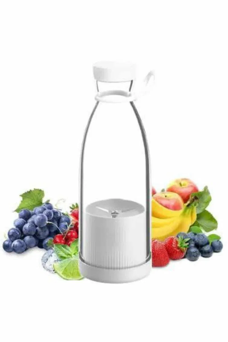 Taşınabilir Kablosuz Şarjlı Kişisel Smoothie El Blender Mini Meyve Sıkacağı görsel 2