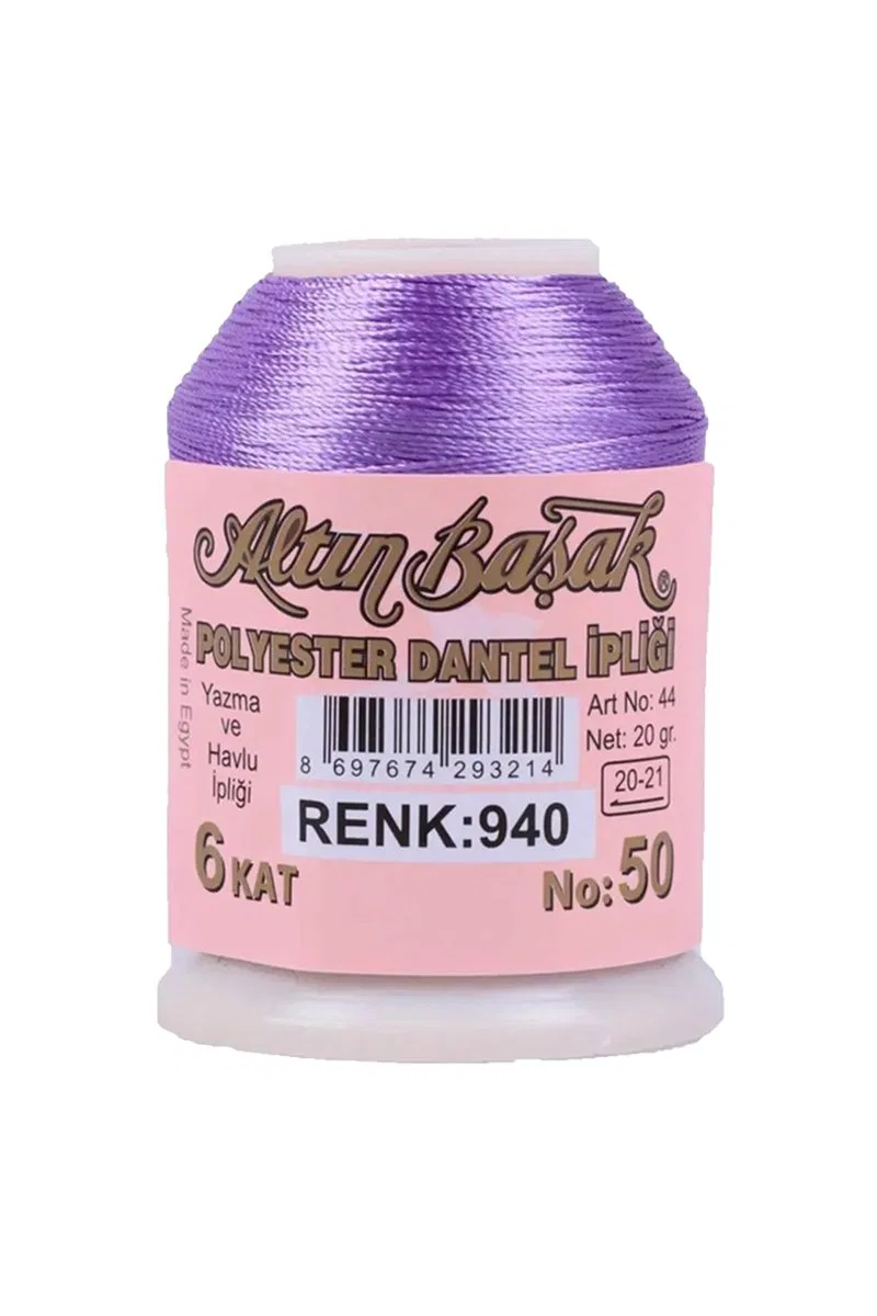 3 Adet Altınbaşak Oya ve Dantel İpi 20 gr - Royaleks - No: 940 görsel 3