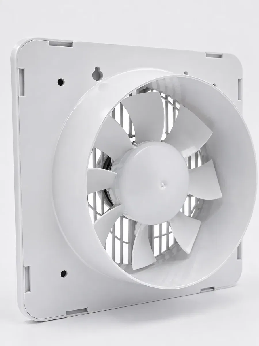 150 mm Dekoratif Aspiratör 20, 8 x 20, 8 cm 20 W 320 m³/h Duvar ve Tavan Tipi Havalandırma Fanı görsel 5
