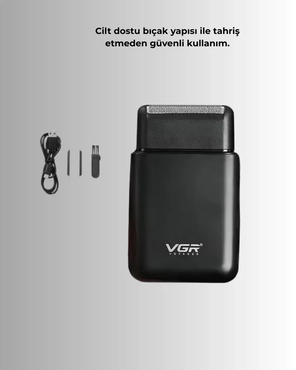 Taşınabilir Mini Elektrikli Tıraş Makinesi | Sessiz ve Güçlü Motor görsel 4