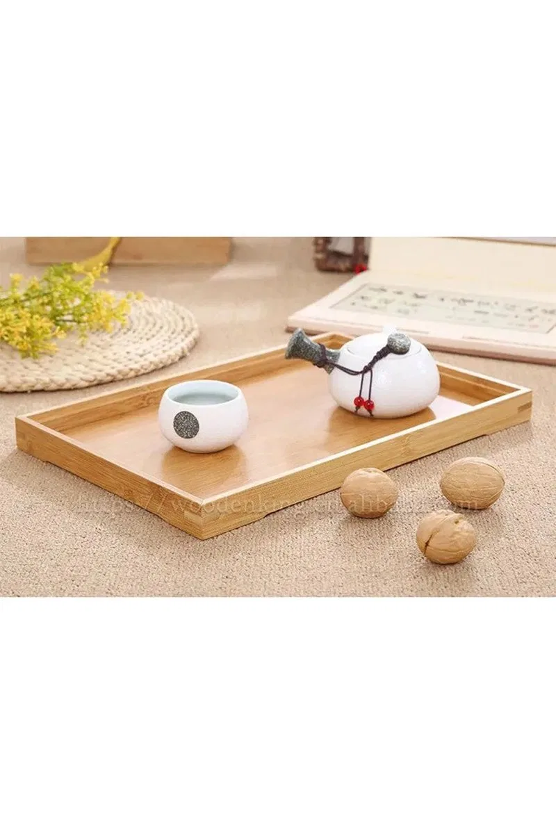 Bambu Çok Amaçlı Düzenleyici Sunum Tepsisi (33 Cm X 22 Cm) Royaleks-81287 görsel 6